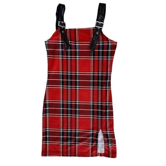 Jolie & Joy Women's Bodycon Plaid Dress - Size Small - Like New - Picture 1 of 4